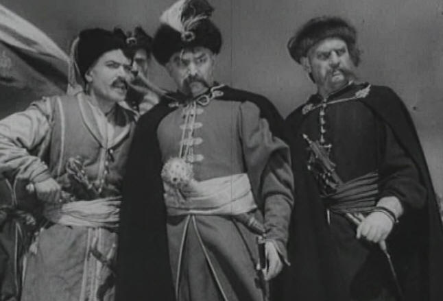 Перед сражением: кадр из фильма "Богдан Хмельницкий" (1941) скачать