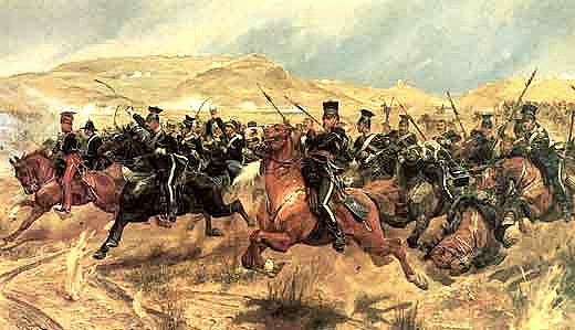 Балаклавское сражение, Атака Легкой бригады -худ. Caton Woodville, редкие военно-исторические фильмы тут!