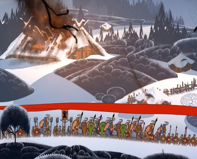 Игры, стратегии, военные, вэргейм, The Banner Saga