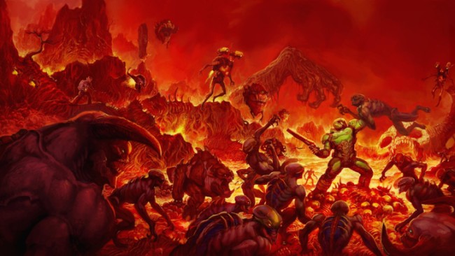 DOOM, скриншоты, обои, обзор