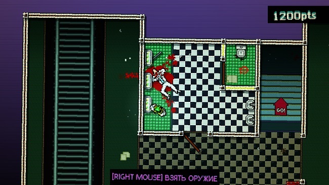 Hotline Maiami, игры на Internetwars.ru, инди, шутер, 2D, пиксельная графика