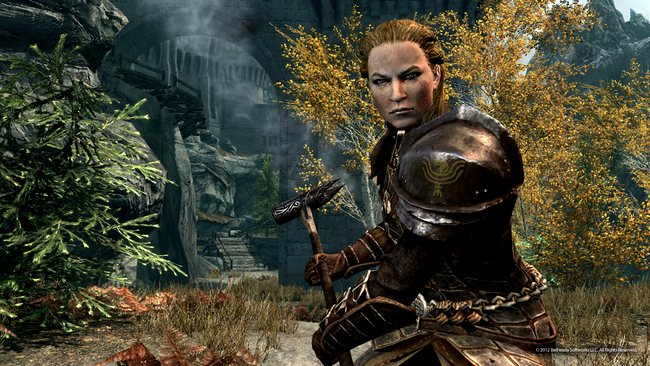 Skyrim - игра, прохождение, обзор, скриншоты, боевые молоты