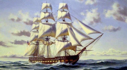 Фрегат USS "Конститьюшн". Первая война с берберийскими пиратами.