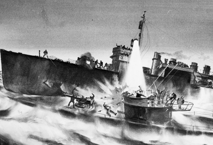 Война в северной Атлантике, U-405, USS Borie, конвойные войны