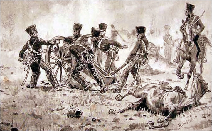 Война с Наполеоном 1806-1807 годова, бой при Гофе 25, Барклай против Наполеона