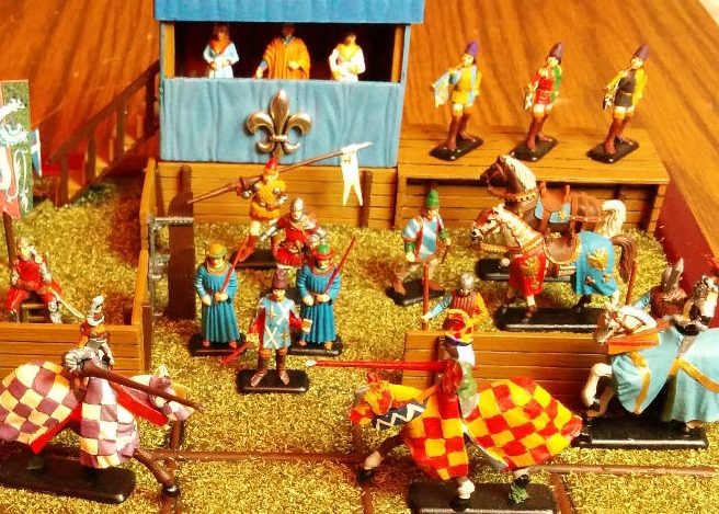 Medieval Tournement от Italeri. Варгейм, раскраска солдатиков, военные миниатюры, диорамы, M на internetwars.ru
