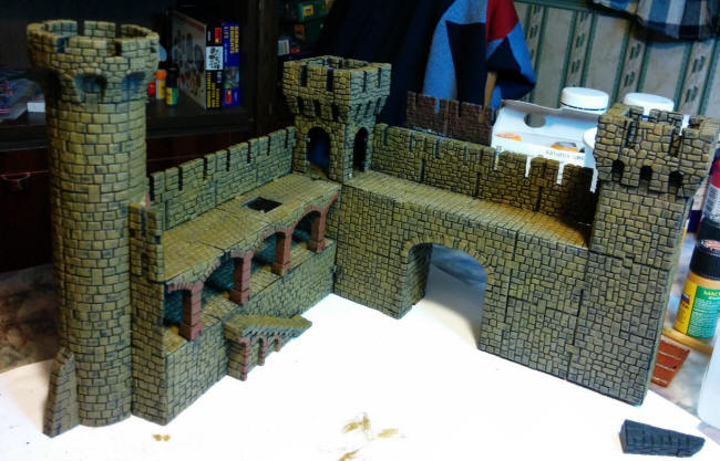 Сборка и покраска Замка крестоносцев Castle Craft