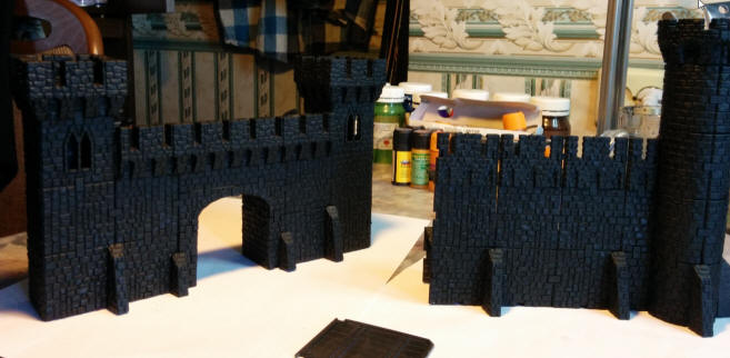 Грунтуем замок крестоносцев Castle Craft перед покраской